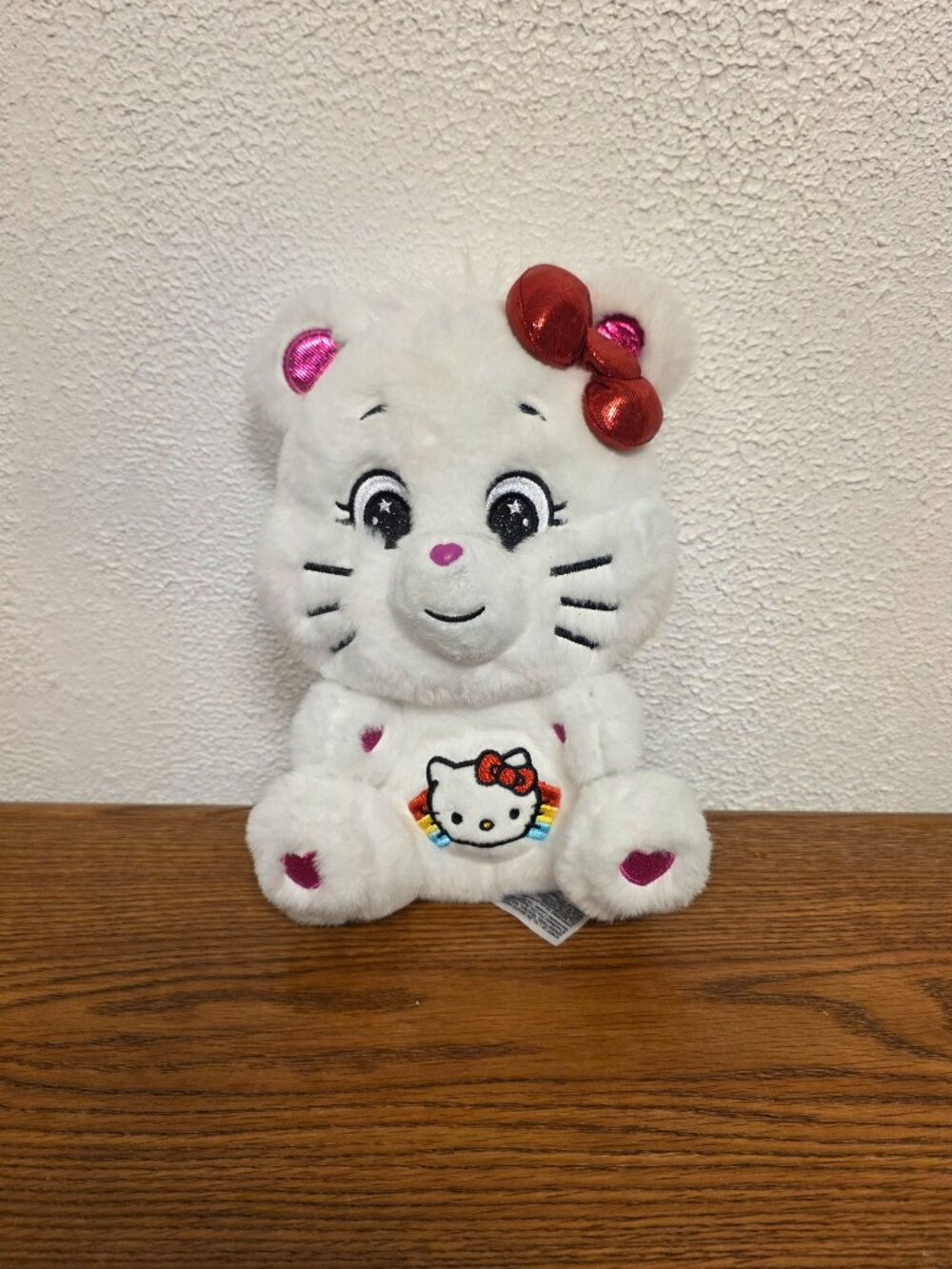 Plush 2024 Hello Kitty Care Bear 10" Stuffed Animal